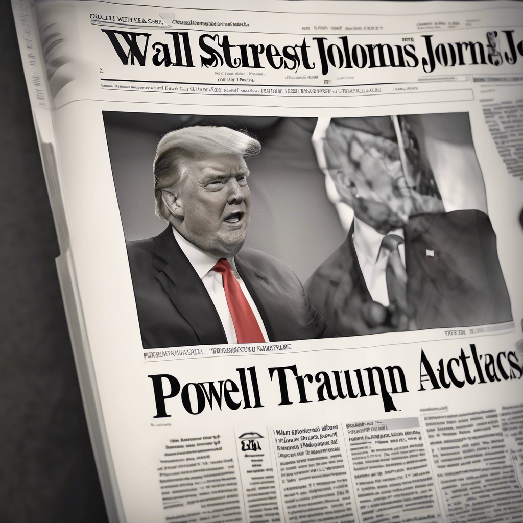 WSJ Stands Behind Powell in Trump Showdown