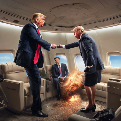 Fiery Trump vs Press: Air Force One Showdown