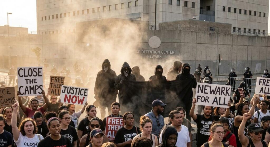 Unmasking the Invisible Agitators Amid Newark Protests